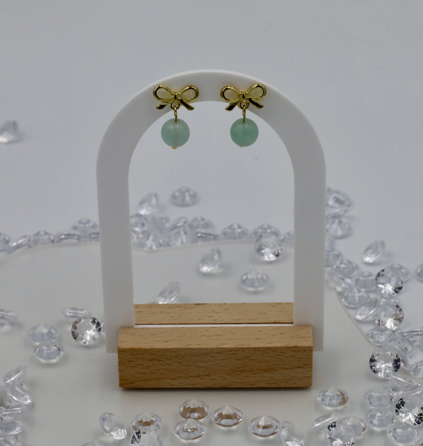 Boucles d’Oreilles Amazonite – Douceur Émeraude