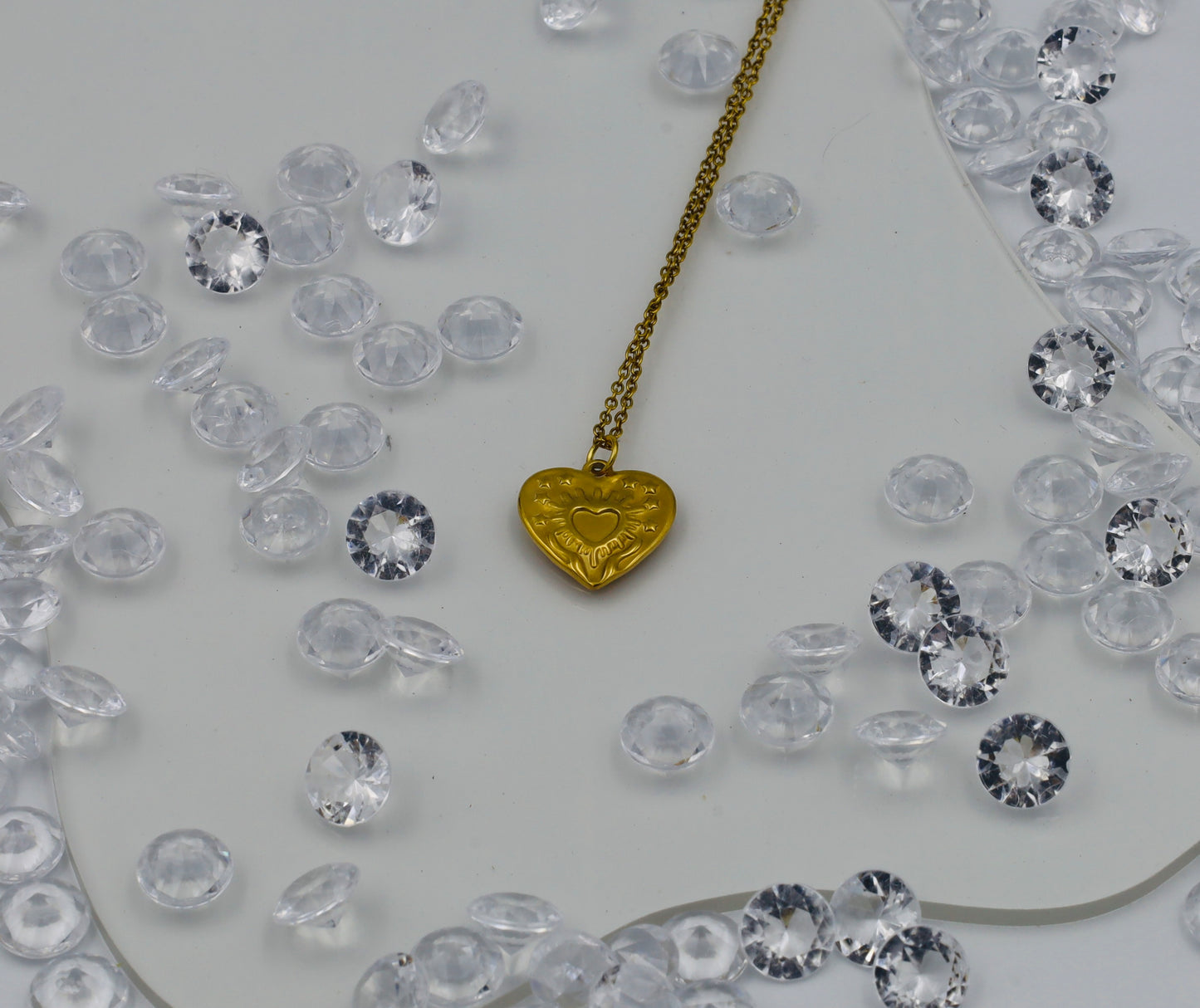 Collier Cœur Étoilé – Symbole d’Amour Infini