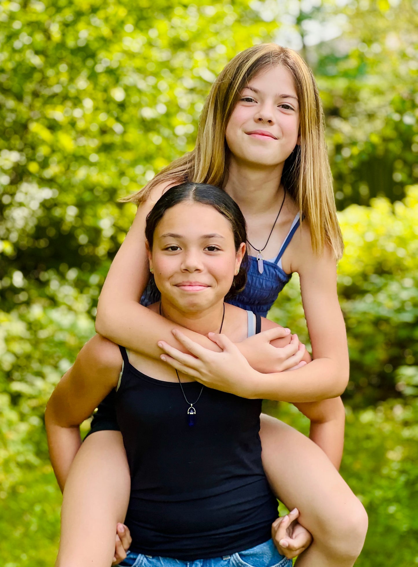 Collier en corde – Pendule cristal