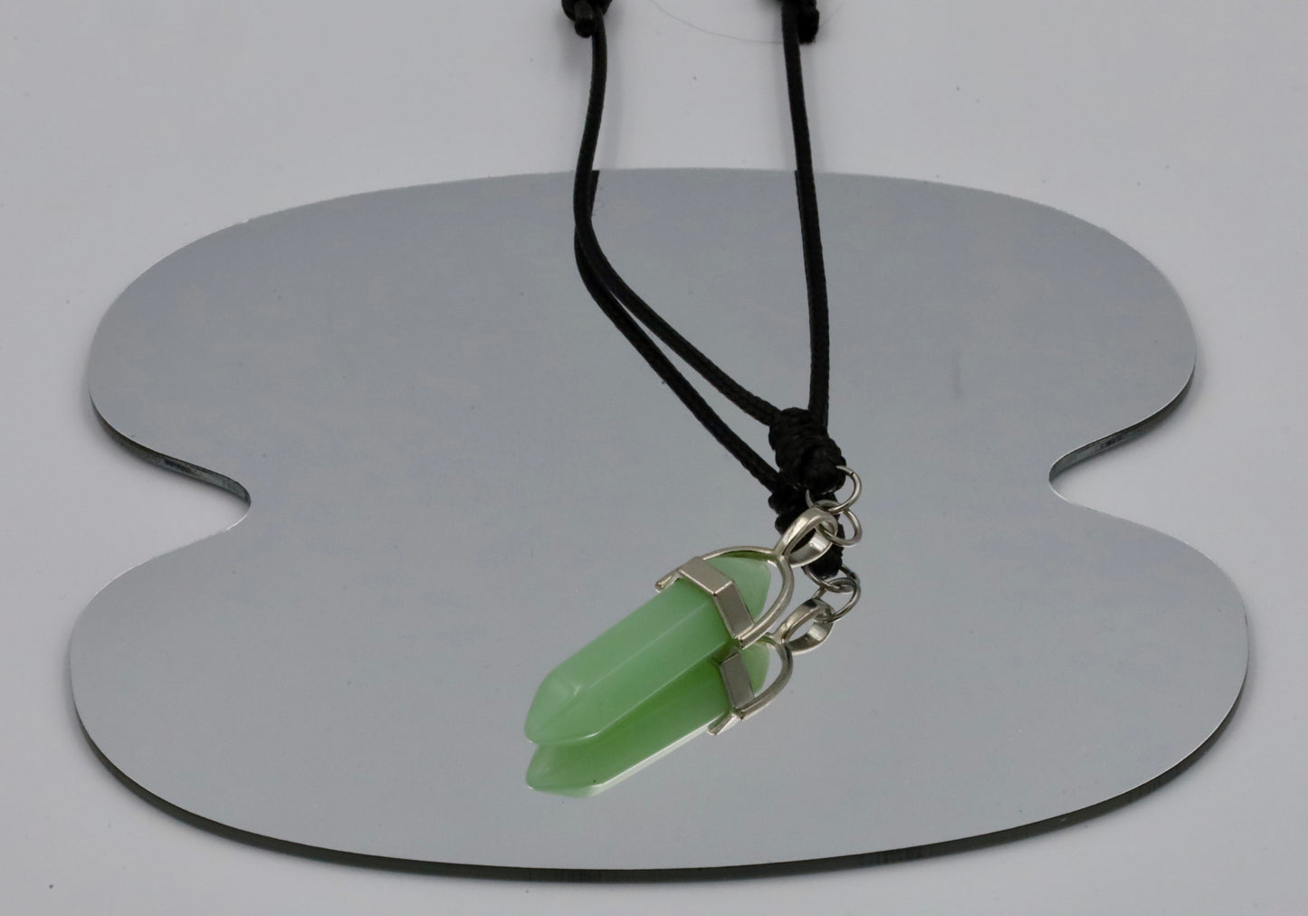 Collier en corde – Pendule cristal