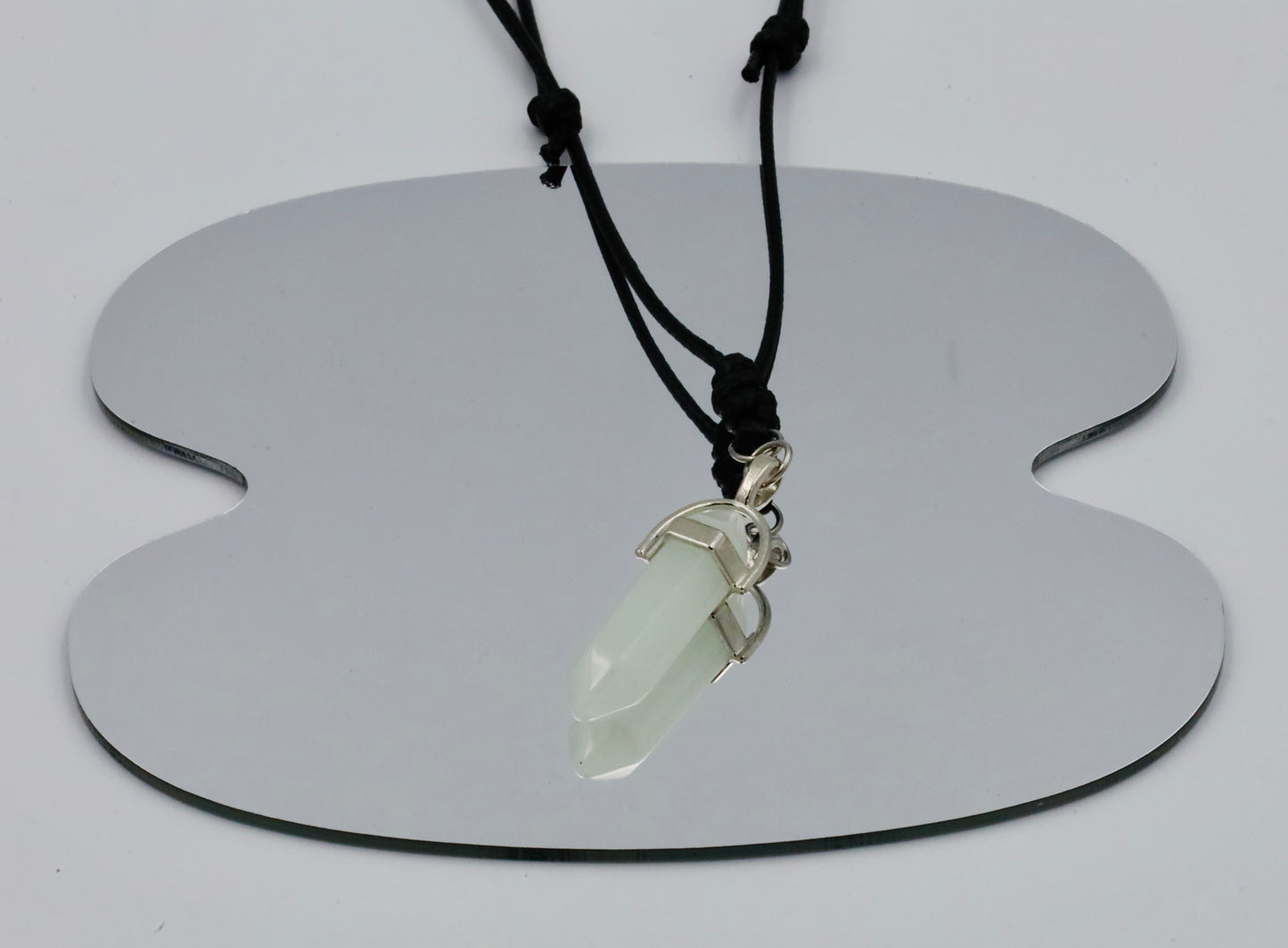 Collier en corde – Pendule cristal