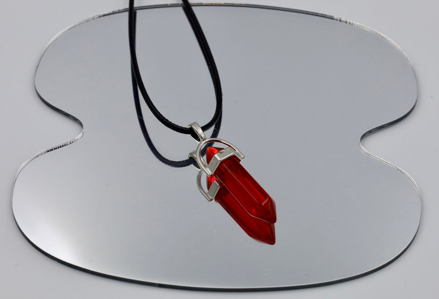 Collier en corde – Pendule cristal