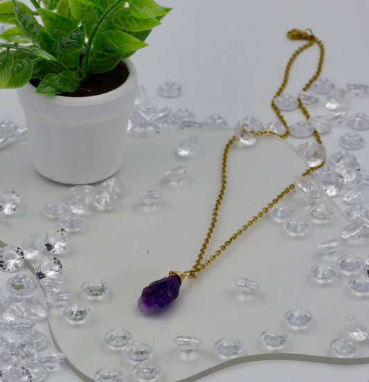 Collier - Éclat d’Améthyste
