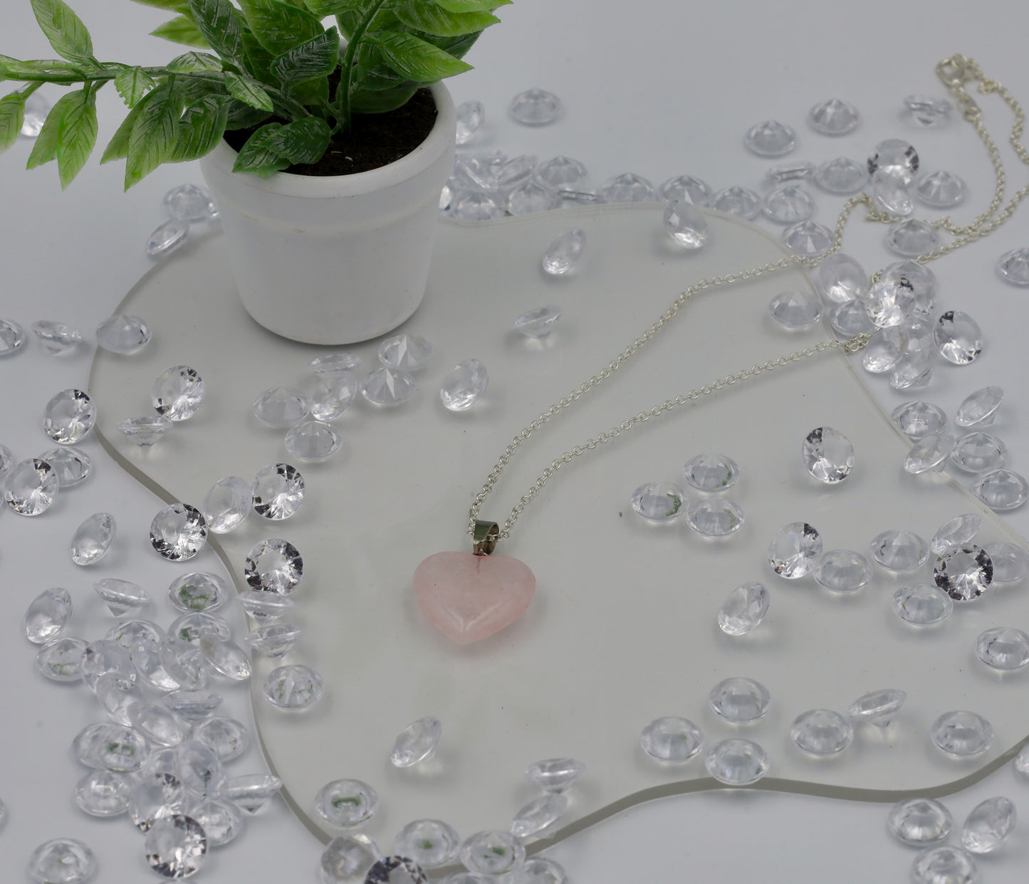 Collier - Cœur de Quartz