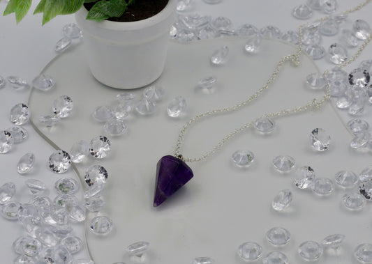 Collier - Pendule d’Améthyste