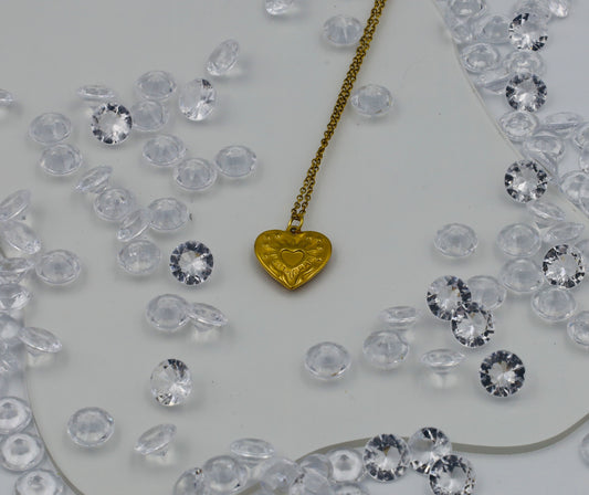 Collier Cœur Étoilé – Symbole d’Amour Infini