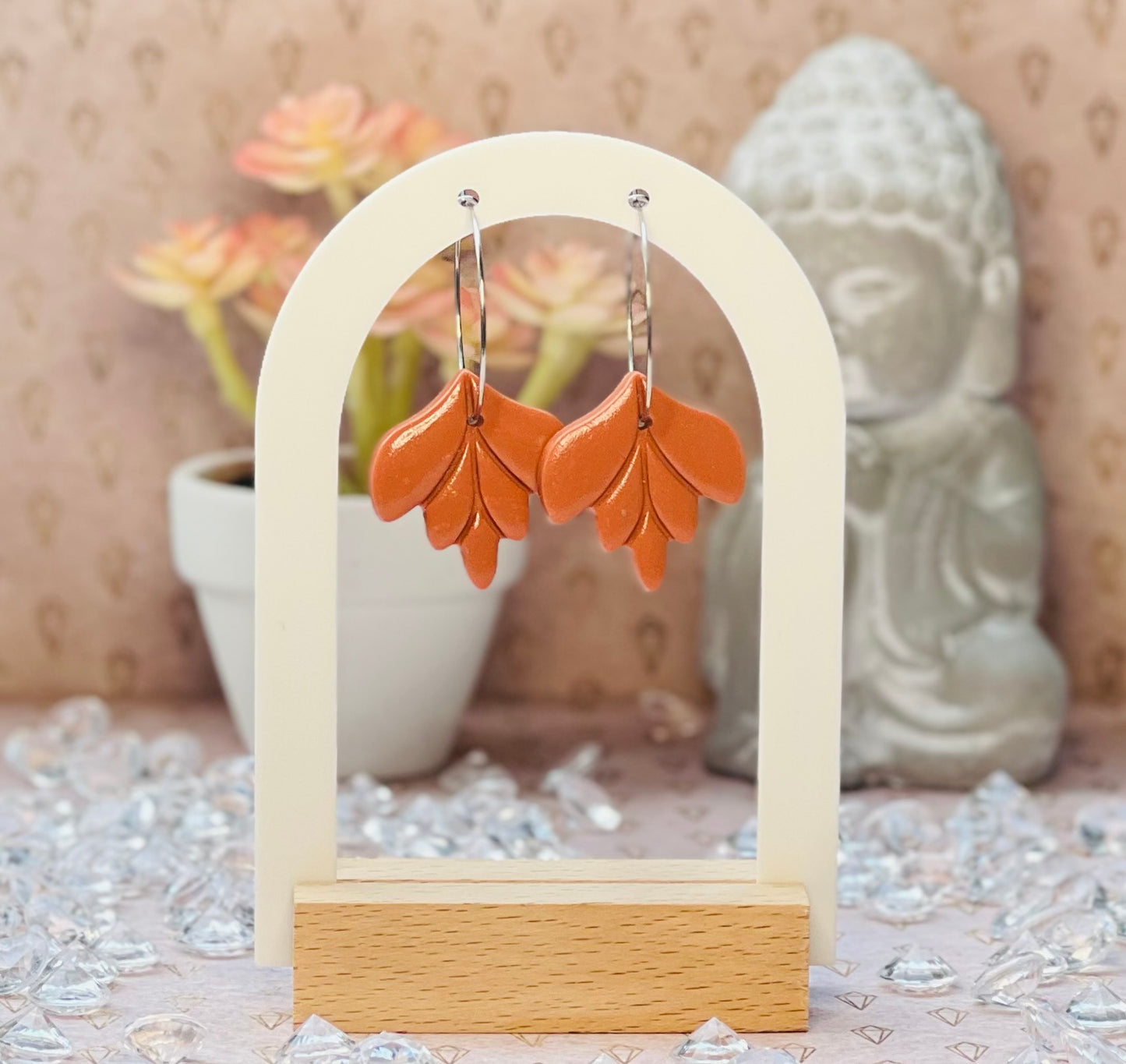 Boucles d’oreilles  Élégance Terre