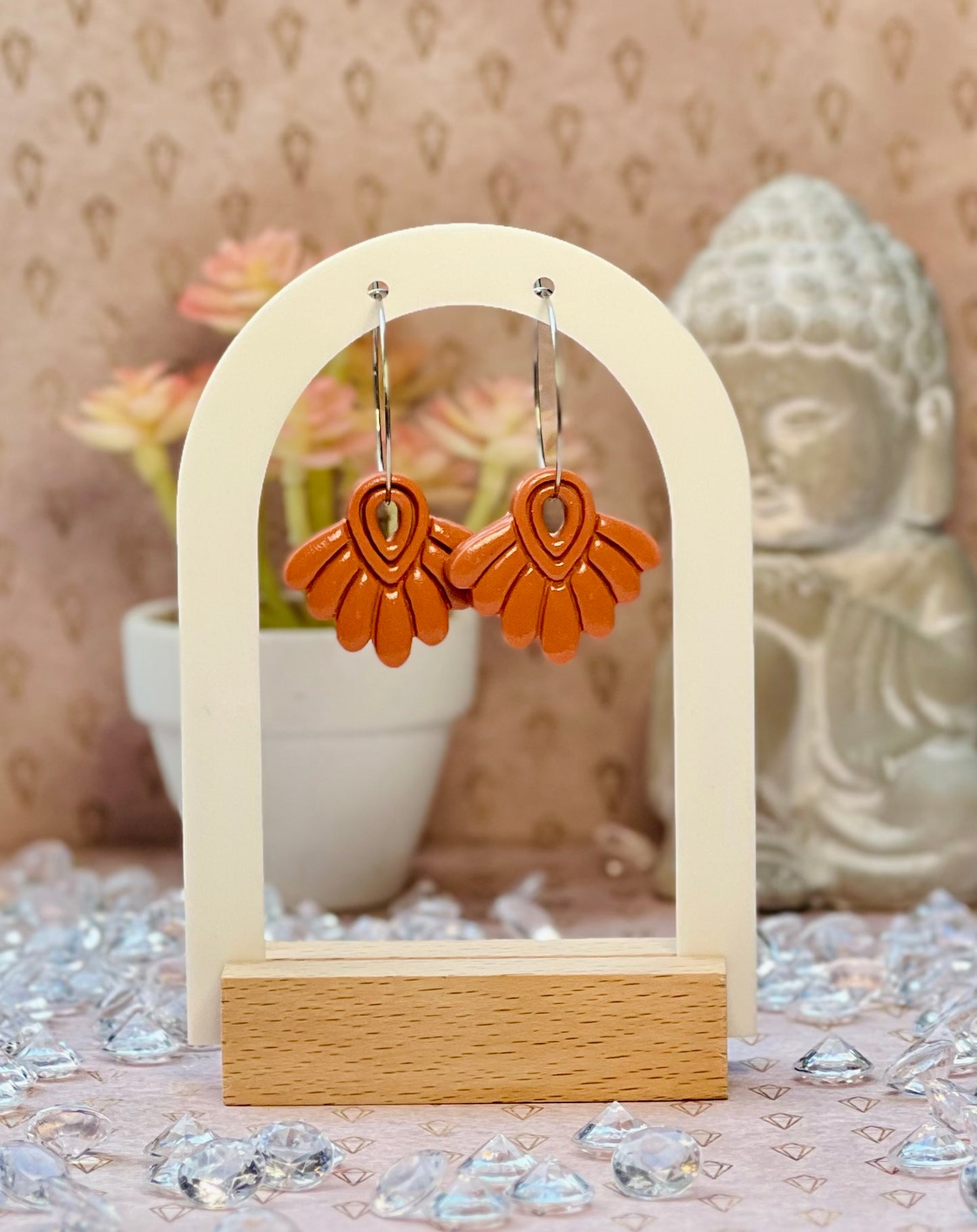 Boucles d'oreilles - Coucher de Soleil