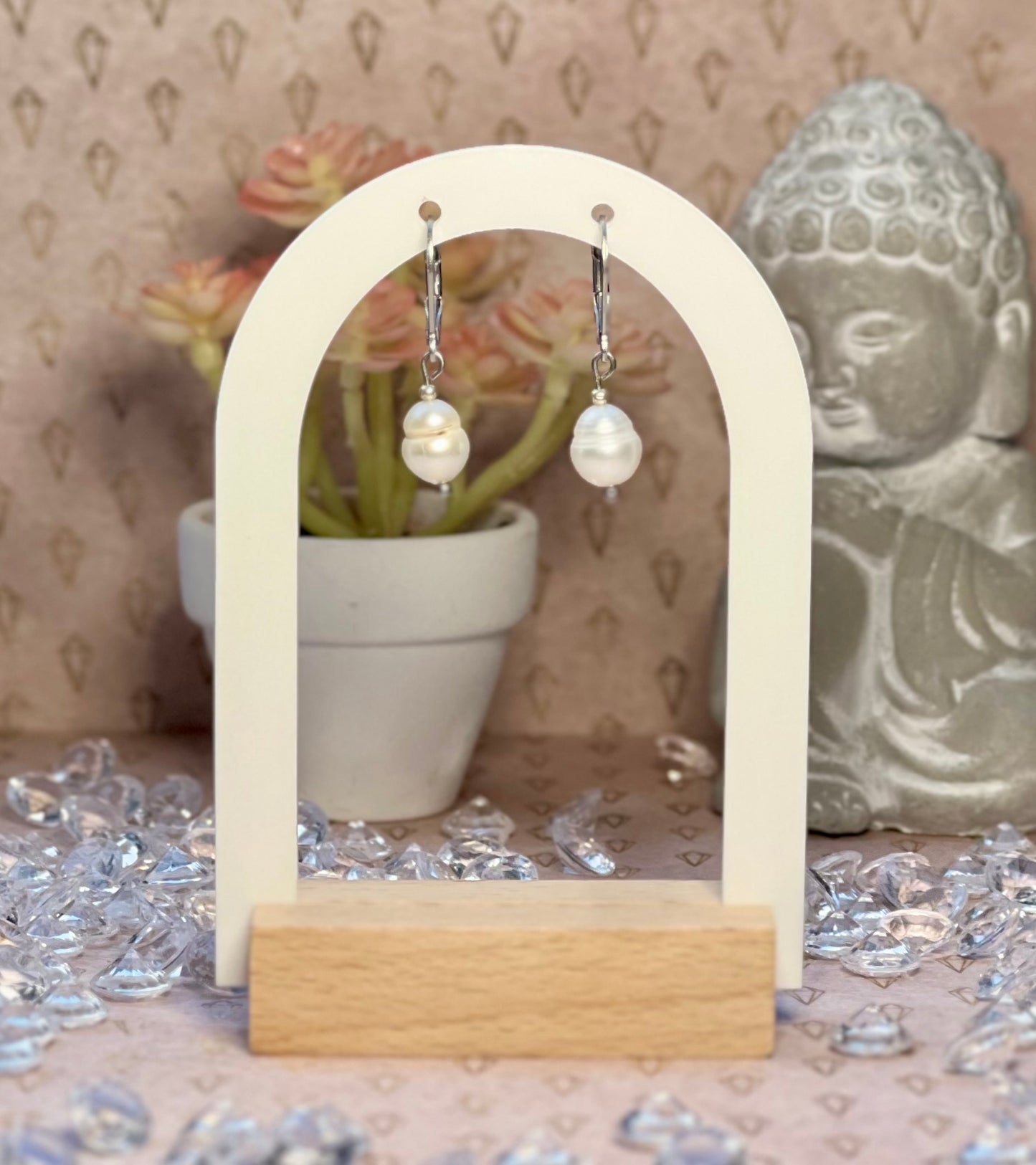 Boucles d'oreilles - Perle éternelle