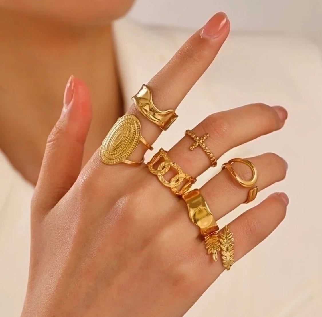 Bague Aura Dorée / Argentée ✨