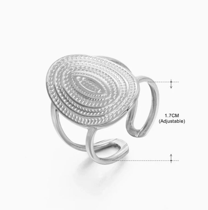 Bague Aura Dorée / Argentée ✨