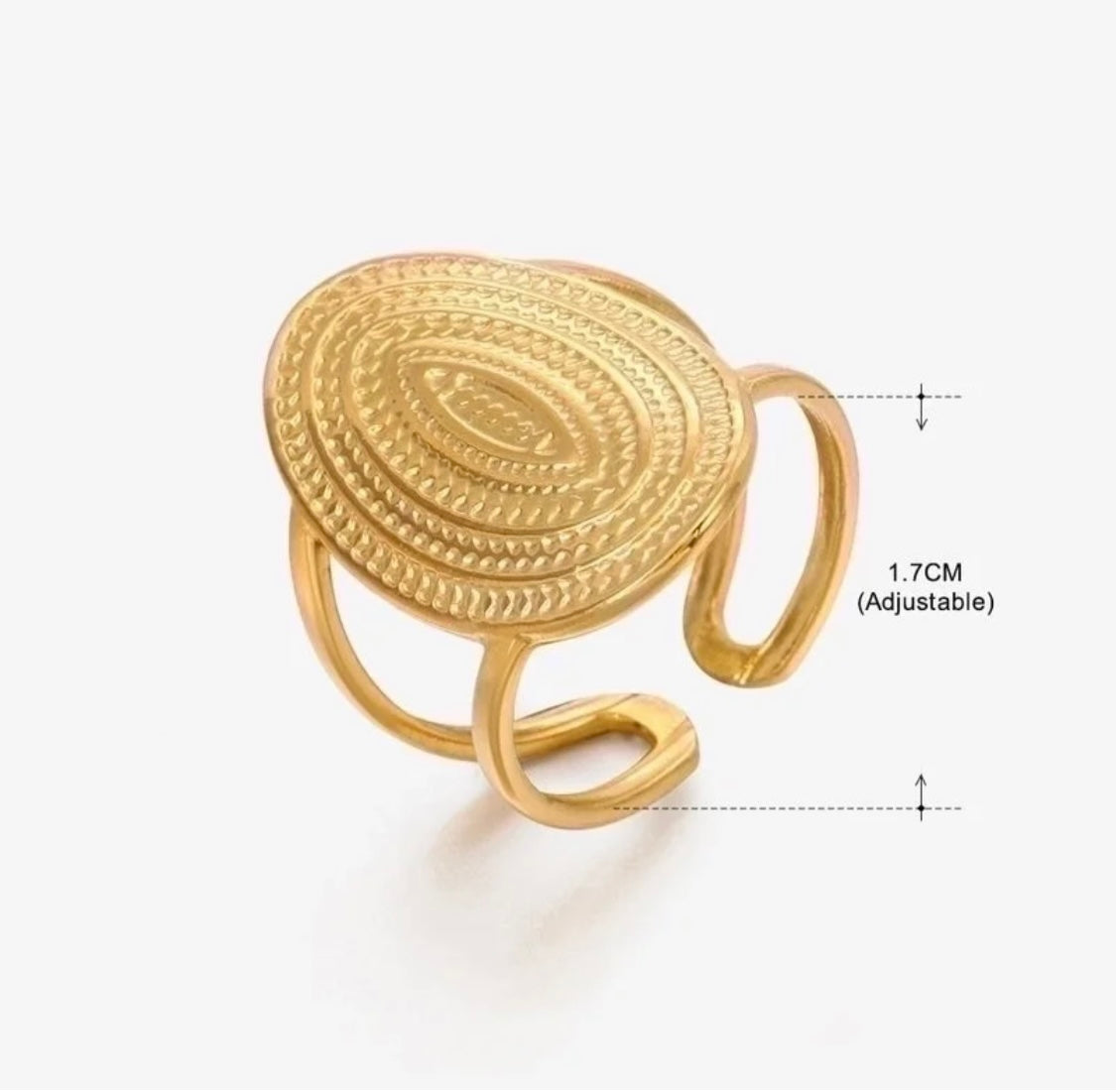 Bague Aura Dorée / Argentée ✨