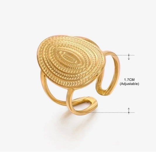 Bague Aura Dorée / Argentée ✨