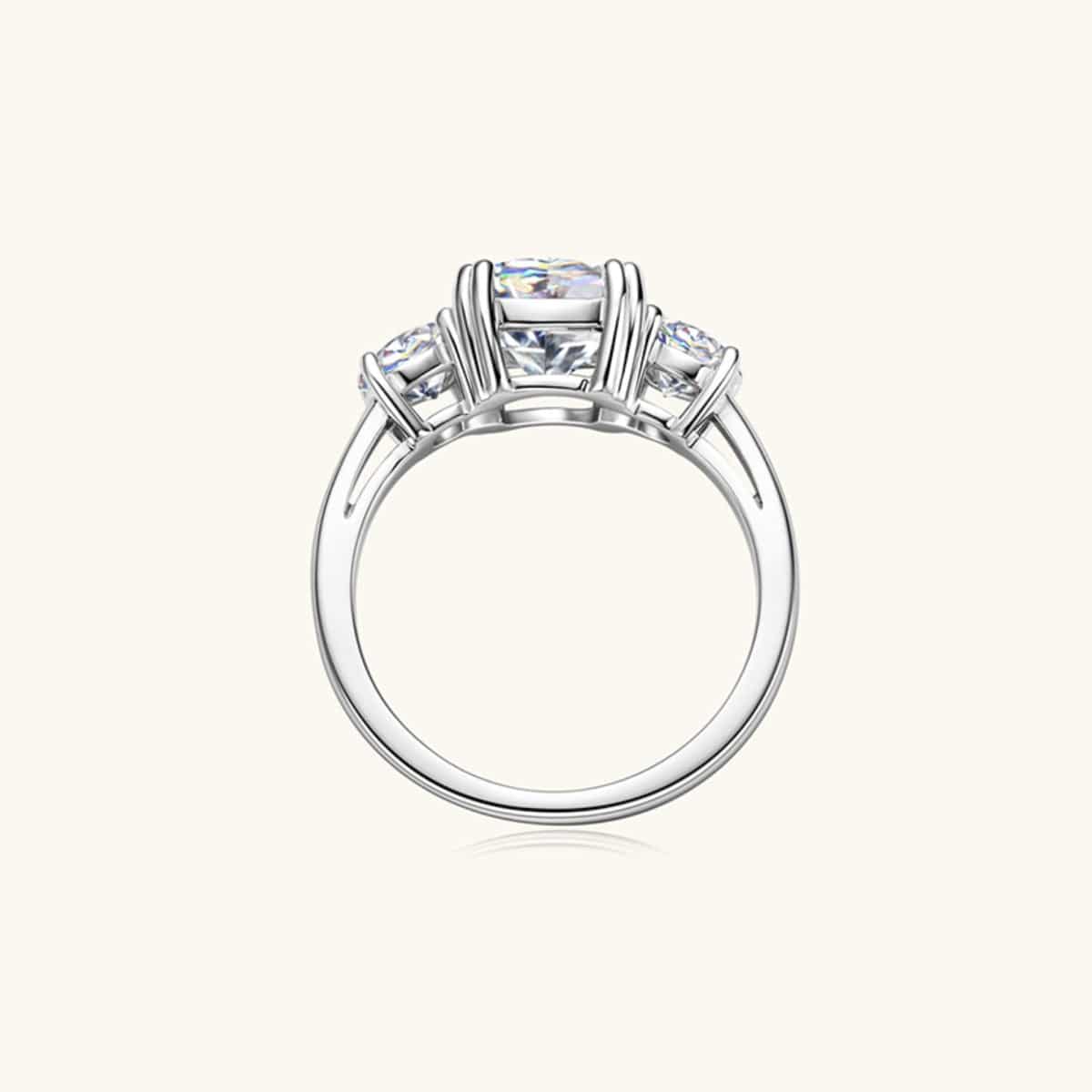 3.5 Carat Moissanite 925 Sterling Silver Ring - Creavibe