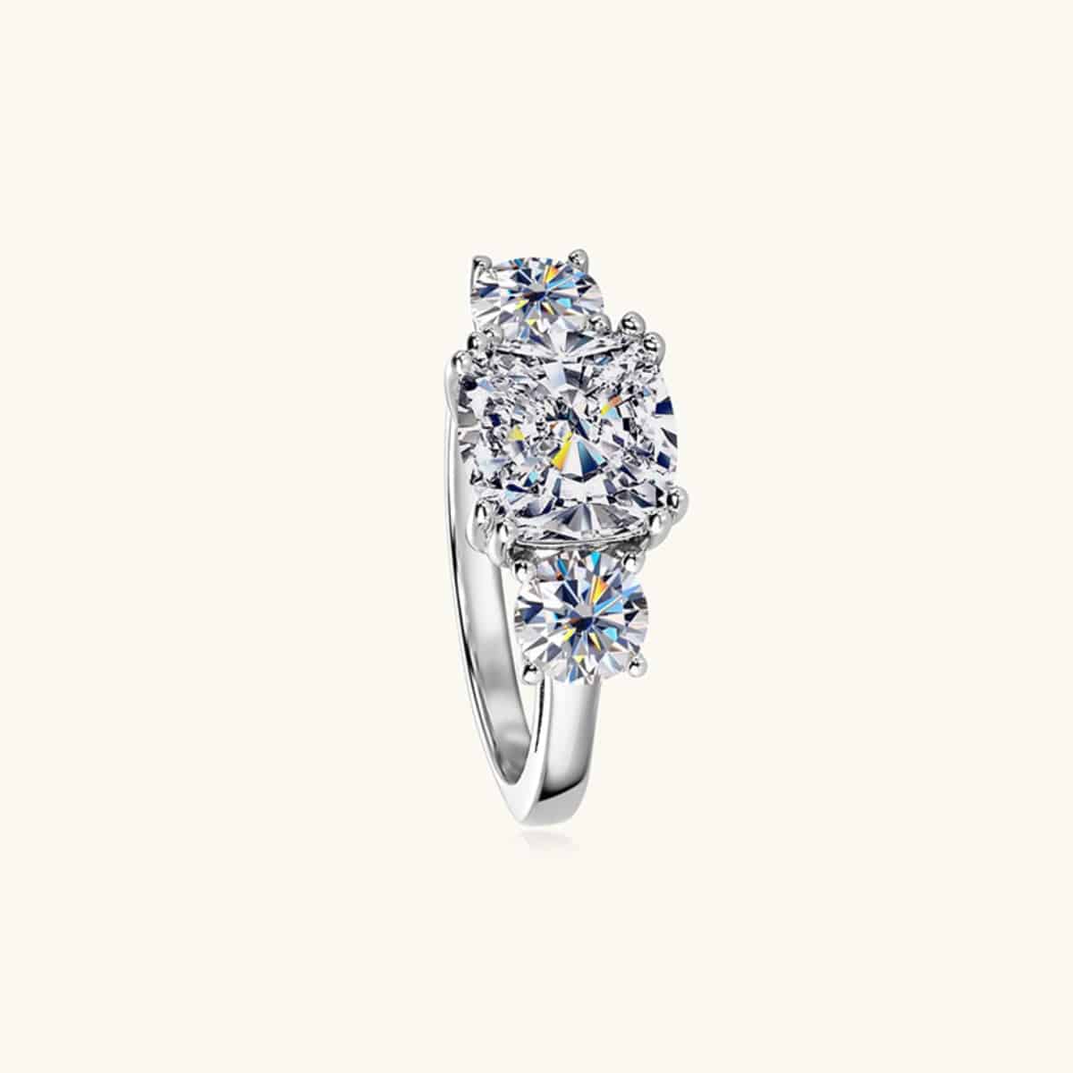 3.5 Carat Moissanite 925 Sterling Silver Ring - Creavibe