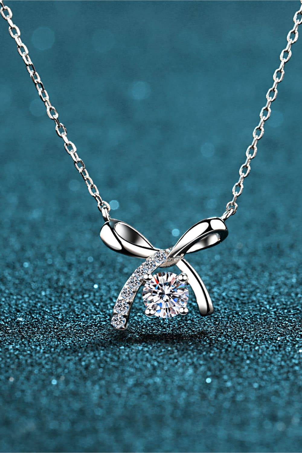 Moissanite 925 Sterling Silver Necklace - Creavibe