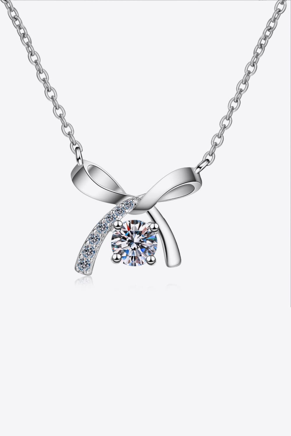 Moissanite 925 Sterling Silver Necklace - Creavibe